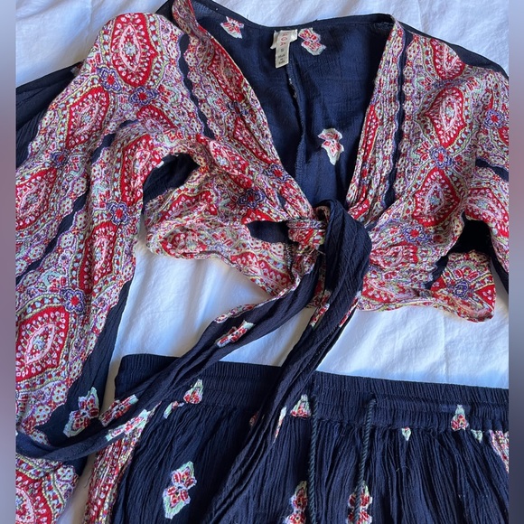 two piece raga skirt set - Picture 5 of 9